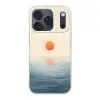 Zon - Oranje - Zee Telefoonhoesje iPhone 17 Pro klein -3d