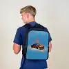 Hotrod flames Rugzak - Zwart middel -sfeer8