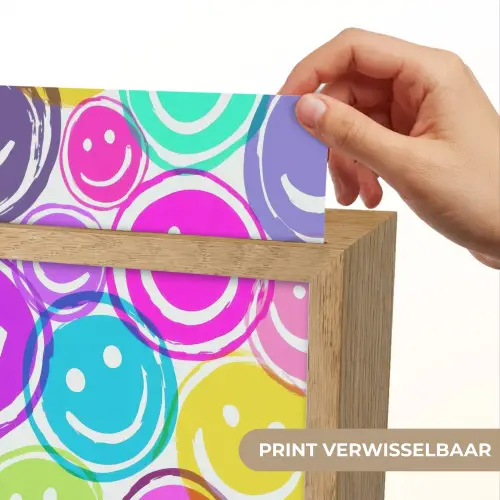 Smileys - Kleurrijk - Neon Light Box met kabel (Kinderlampje) klein -USP_websiteprintNL