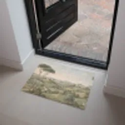 Landschap - Heuvels - Zandpad - Groen Deurmat klein -sfeer5