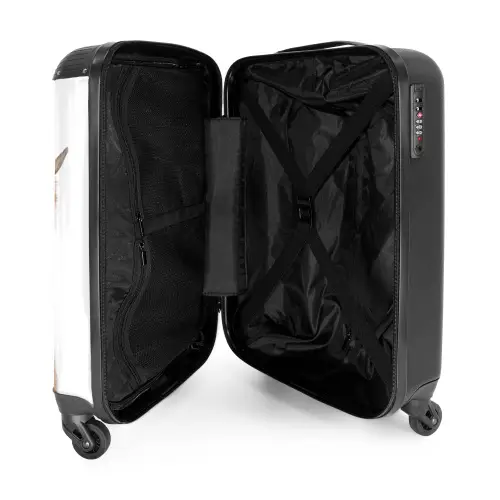 Halbe Hooglander NBS - Handbagage koffer - Unisex middel -binnenkant