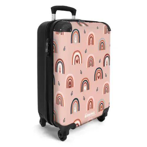 Rosy rainbows Koffer - NBS - Handbagage middel -productfoto_3d
