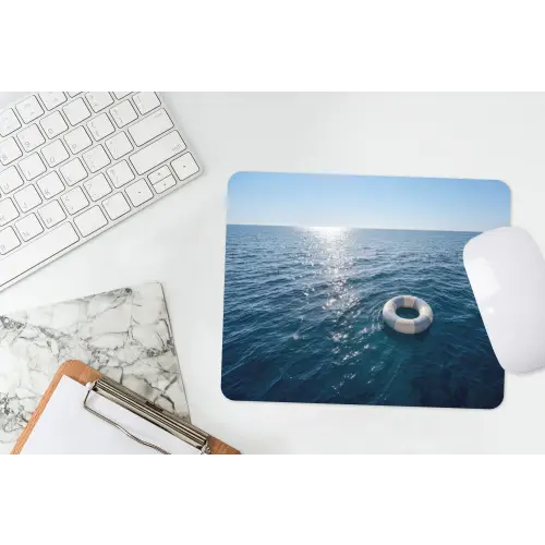Oceaan - Zwemband - Horizon muismat rubber klein -witbureau