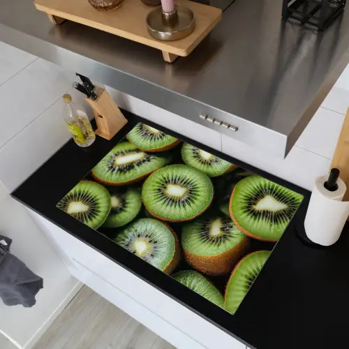 Kiwi - Fruit - Groen Inductie beschemer met haakjes klein -sfeer1