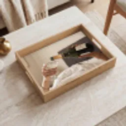 Champagne - Bed - Bubbels Dienblad Rechthoek middel -sfeer1