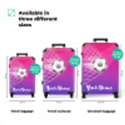 Goal-getter roze NBS - Handbagage koffer - Kinderen Unisex middel zzzzzzVergelijking_3EN