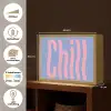 Chill - Roze - Blauw - Golvend Light Box met batterij (Wandlamp) middel -USP_websiteoverzichtNL