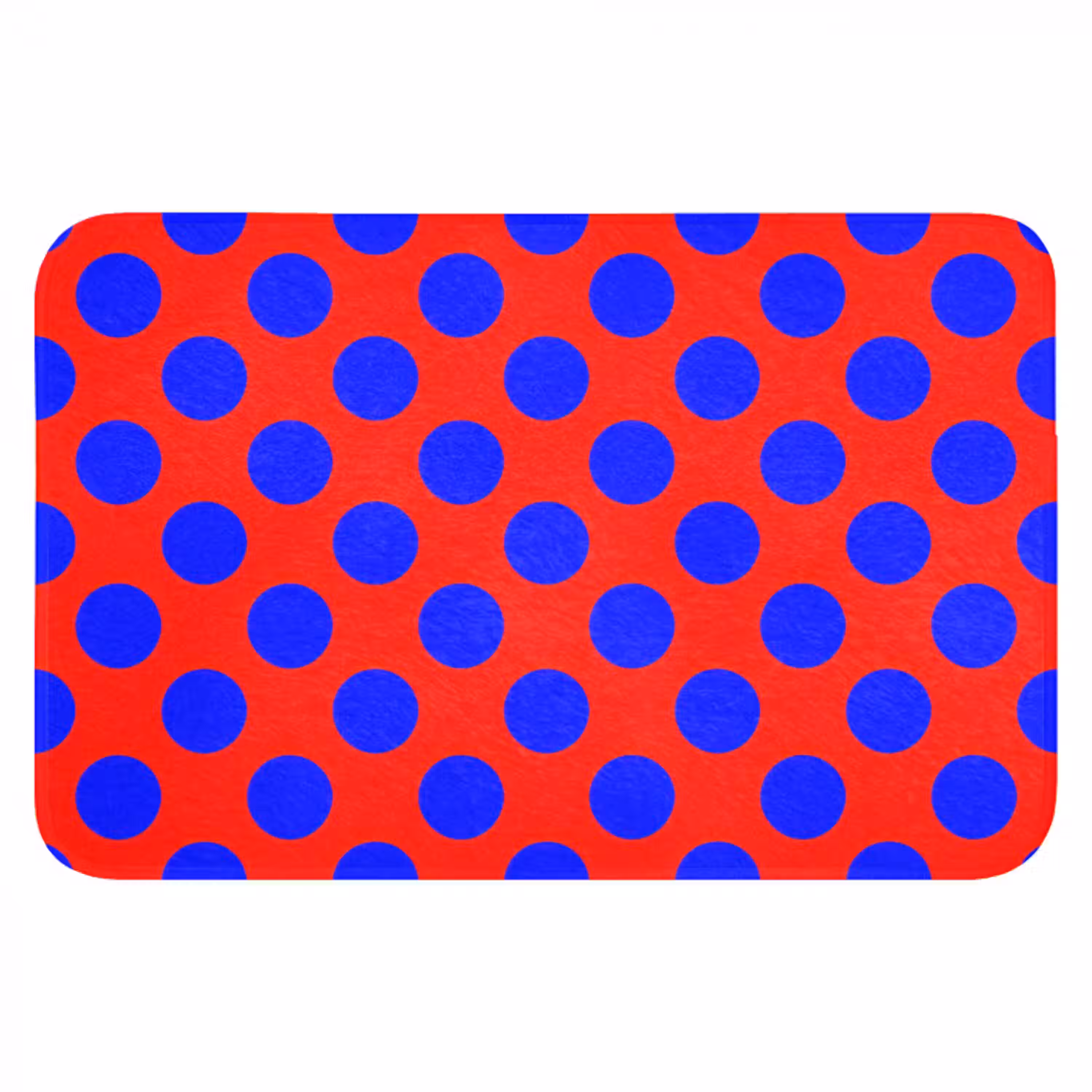 Dots - Klassiek - Rood Badmat klein 997 -3d