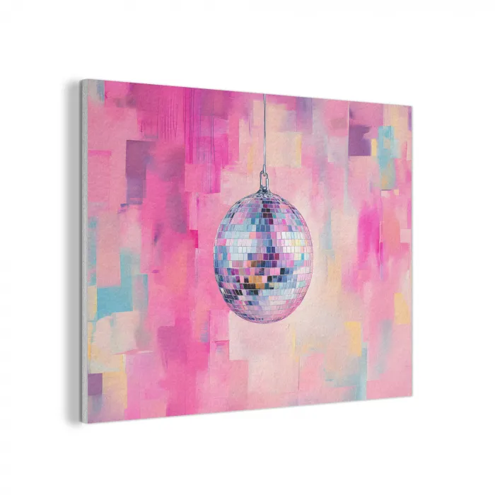 Discobal - Pink - Verf PET vilt klein -3d