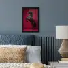 Hengst - Steigert - Rood fotolijst zwart zonder passe partout klein -sfeer3