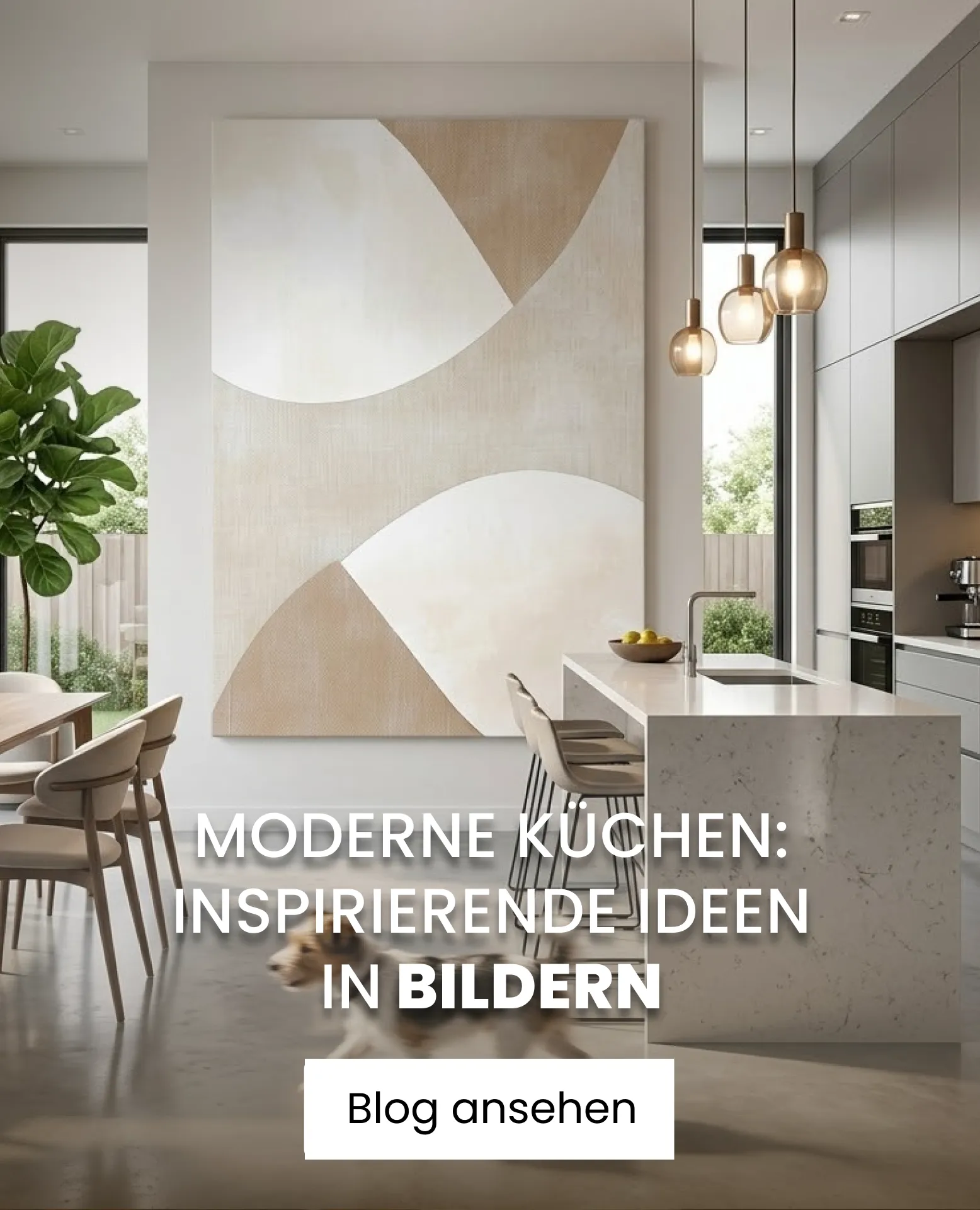 Modernes Canvas-Bild, abstrakt