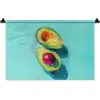 Avocado - Groen - Pit - Schaduw Wandkleed katoen klein -zz3d