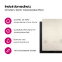 Boom - Mist - Sneeuw - Winter - Minimalistisch Inductie beschermer vinyl 3mm klein -zzzzzzz-lf-ups