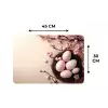 Roze - Bloesems - Eieren Placemat vinyl groot -specs