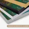 Meer - Bos - Bergen - Natuur - Zon - Landschap Textielframe zwart klein -USP_kleurenNL