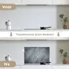 Beton - Grijs - Scheur keuken achterwand spatscherm klein -voor_na_NL