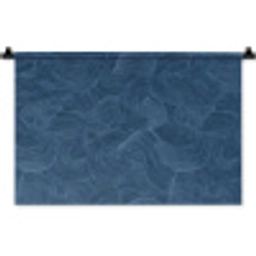 Golven - Textuur - Patroon - Blauw Wandkleed katoen klein 269 -zz3d
