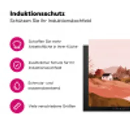 Heuvellandschap - Grafisch - Terracotta Inductie beschermer vinyl 3mm klein -zzzzzzz-lf-ups