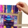 Auto - Politie - Stad - Jongens - Kleurrijk Light Box met kabel (Kinderlampje) klein -USP_websiteprintNL