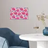 Bloemen - Patroon - Meerkleurig poster papier klein 62 -sfeer3