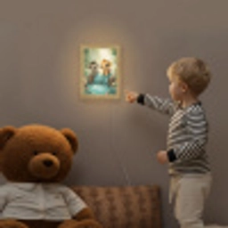 Zebra - Aap - Cartoon - Waterval Light Box met kabel klein -sfeer4a_kind
