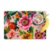 Bloemen - Kleurrijk - Roze Placemat vinyl groot -zzzproduct_Kitchenyeah-website