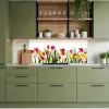 Bloemen - Tulpen - Kleurrijk keuken achterwand 2 middel -sfeer3