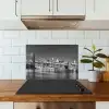 New York - Brug - Brooklyn - Zwart wit - Architectuur keuken achterwand spatscherm klein -sfeer2