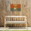 Koffie - Kop - Vintage - Quote Tuinposter op houten frame 2 cm dik klein -sfeer4