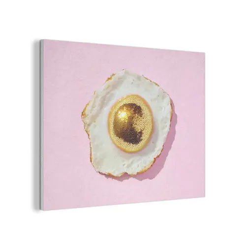 Ei - Disco - Ontbijt - Glitter PET vilt klein -3d