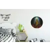 Kerstboom - Cadeau - Kerst - Winter Wandcirkel aluminium klein -kinderkamer