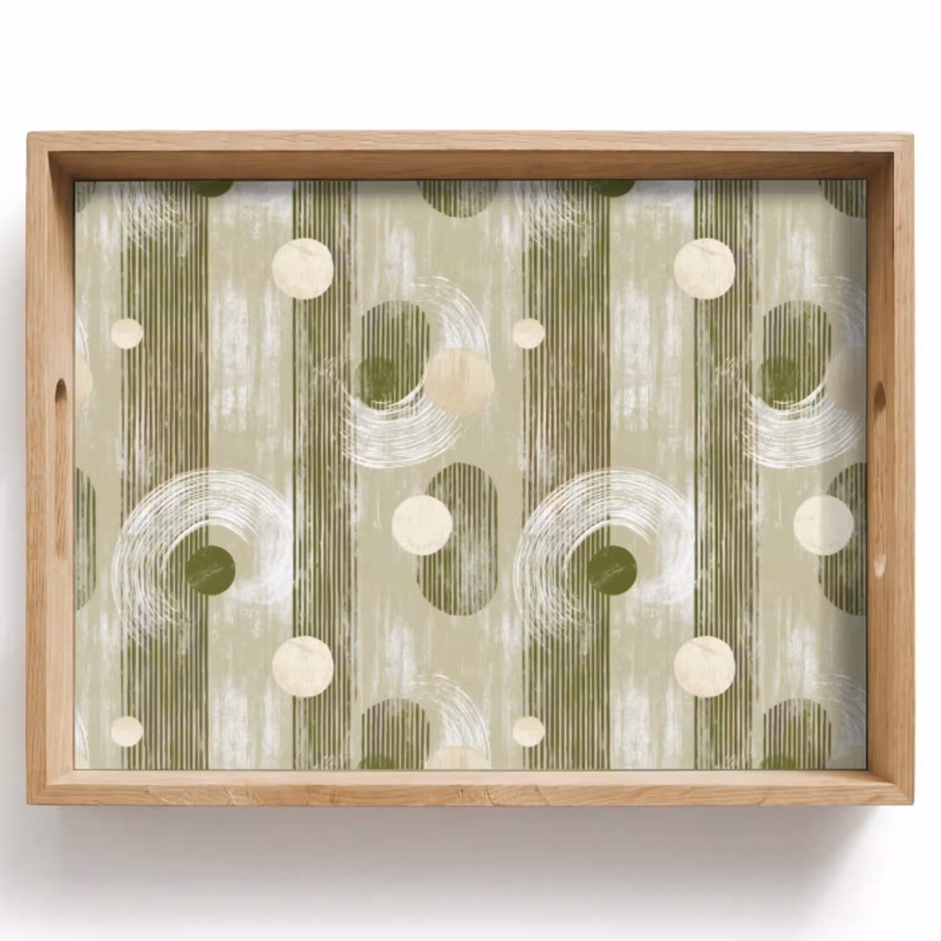 Artistiek - Modern - Groen Dienblad Rechthoek middel 911 -z3d_shopping