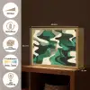 Abstract - Camouflage - Groen Light Box met batterij (Wandlamp) middel -USP_websiteoverzichtNL