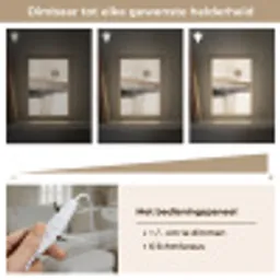 Minimalistisch - Landschap - Dimensie Light Box met kabel (Tafellamp) klein -USP_dimbaarNL