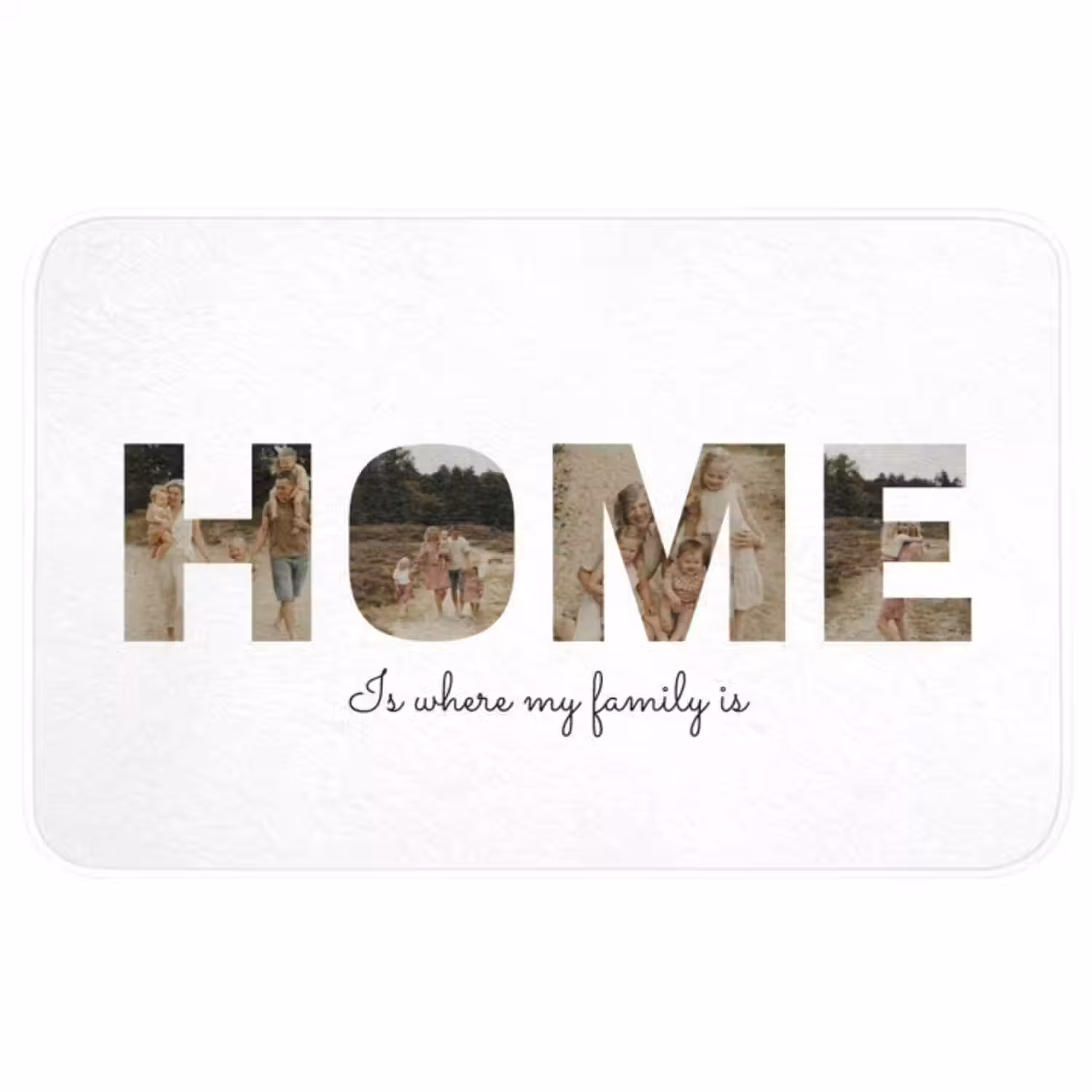 Gepersonaliseerde Wc Mat - Home - Lettercollage
