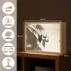 Badkleding - Palmbomen - Schaduw - Tropisch Light Box met batterij (Wandlamp) middel -USP_websiteoverzichtNL