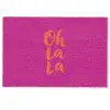 Oh la la - Roze - Oranje - Minimalistisch Deurmat klein -zkaufland3d