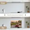 Wijn - Glazen - Druiven - Wijngaard keuken achterwand spatscherm klein -voor_na_NL