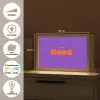 See the good - Oranje - Paars - Smiley Light Box met kabel (Tafellamp) klein -USP_websiteoverzichtNL