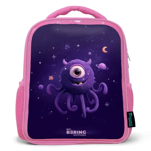 Kosmisch tentakelmonster Kinderrugzak - Roze middel -3d