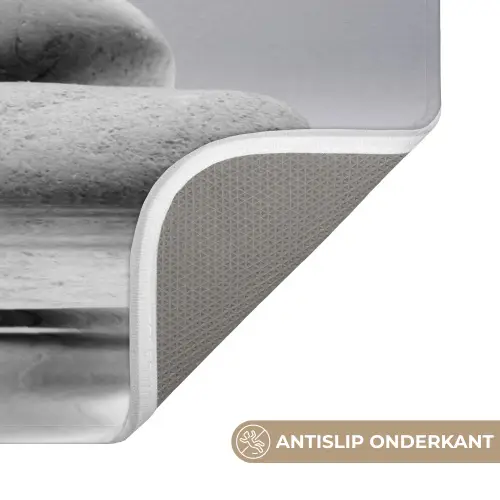Stenen - Lotus - Wit - Water - Zen WCmat klein -USP_AntislipNL