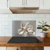 Bloem - Glazen - Doorzichtig keuken achterwand spatscherm klein -sfeer2