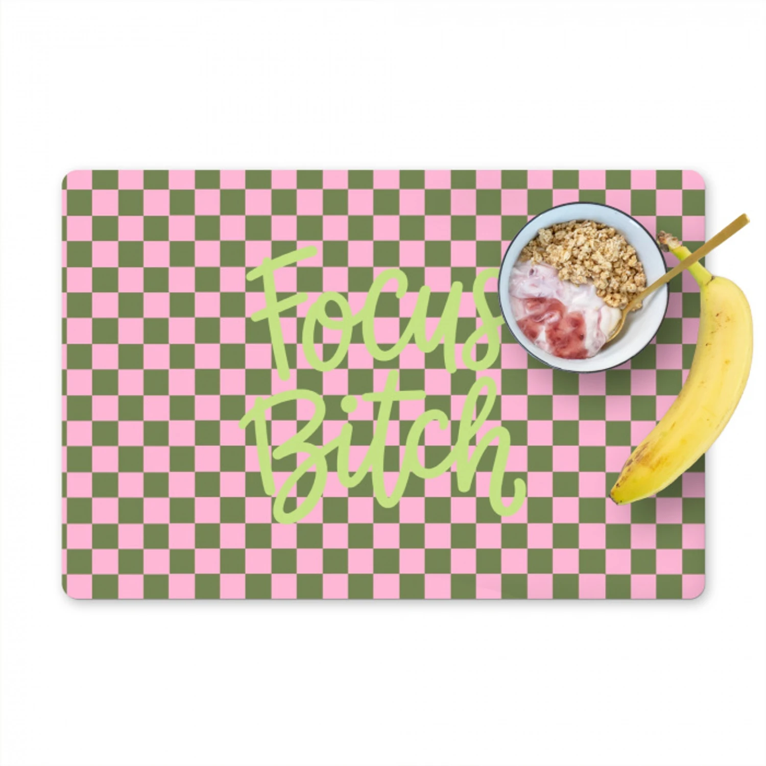 Focus - Vakken - Roze Placemat vinyl groot -zzzproduct_Kitchenyeah-website