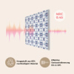 Modern - Patroon - Blauw - Roze PET vilt klein 837 -USP_DE