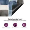 Patroon - Blauw - Vierkanten Inductie beschermer vinyl 3mm klein -zzzzzzz-cc-onderkant