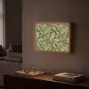 Bladeren - Modern - Groen Light Box met batterij (Wandlamp) middel 907 -sfeer1