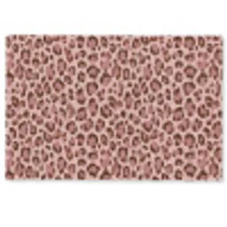 Luipaard - Patroon - Roze Deurmat klein 898 -zkaufland3d
