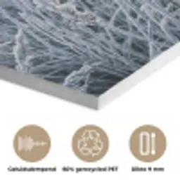 Rijp - Gras - Kristallen - Winter - Minimalistisch PET vilt klein -closeup_NL