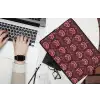 Bloemen - Waaier - Paars laptophoes neopreen klein 279 -bureau