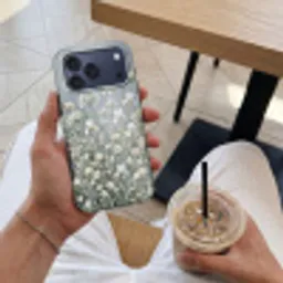 Bloemen - Botanisch - Blauw Toughcase MagSafe Apple iPhone 17 Pro Max klein -Sfeer1M